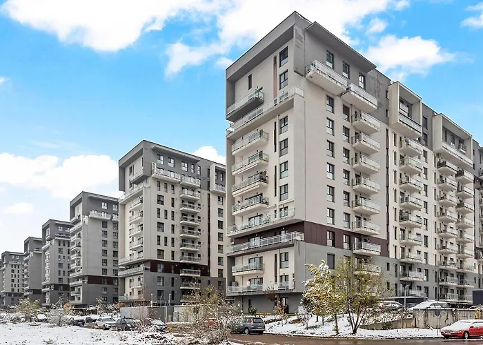 Living In Color - Chic With Balcony At Belvedere Residences بوخارست