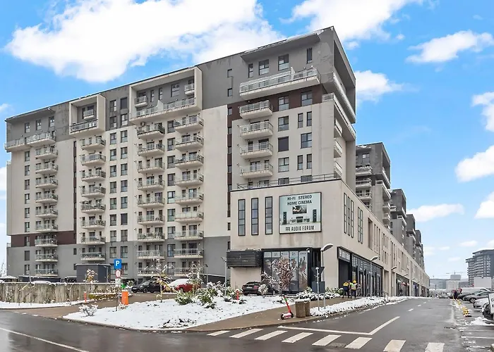 Living In Color - Chic With Balcony At Belvedere Residences Апартаменти Бухарест