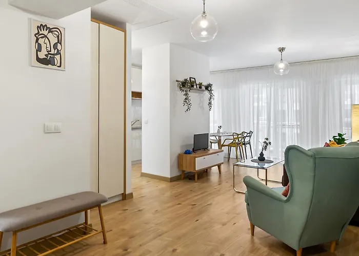Living In Color - Chic With Balcony At Belvedere Residences Apartament *